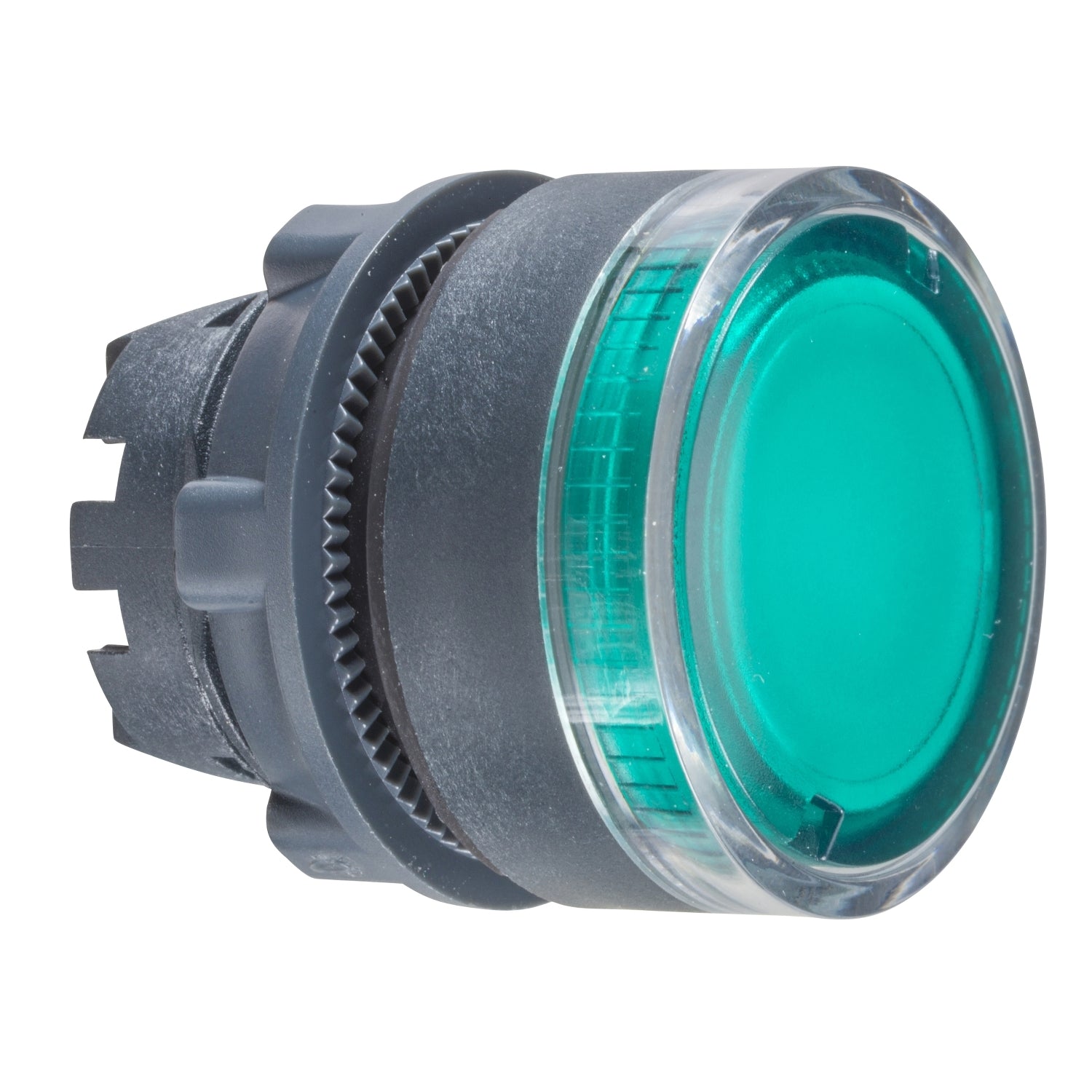ZB5AW33 - Cabeza pulsador luminoso Harmony XB5 - rasante verde Schneider