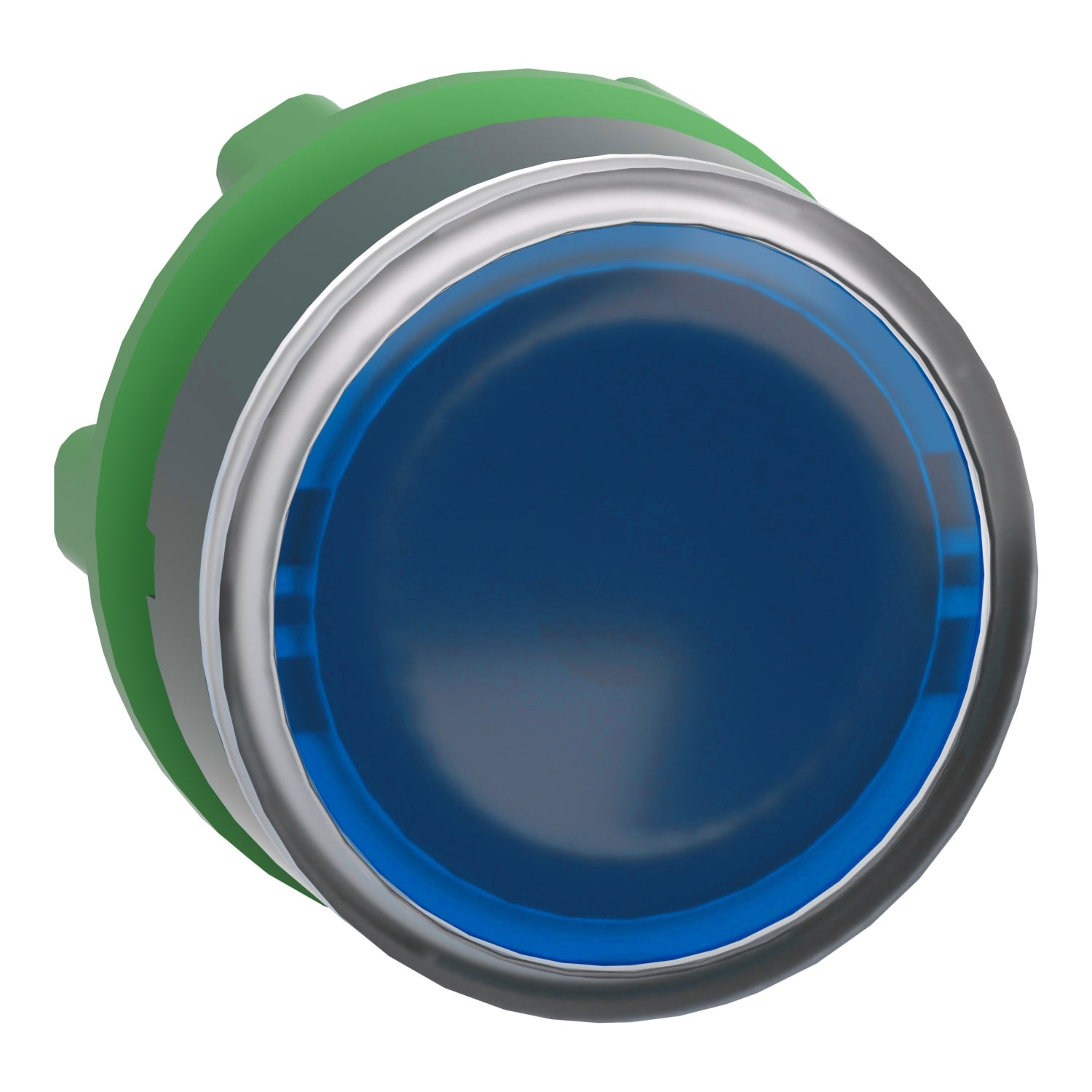 ZB5AW363 - Cabeza pulsador luminoso Harmony XB5 - led rasante azul Schneider
