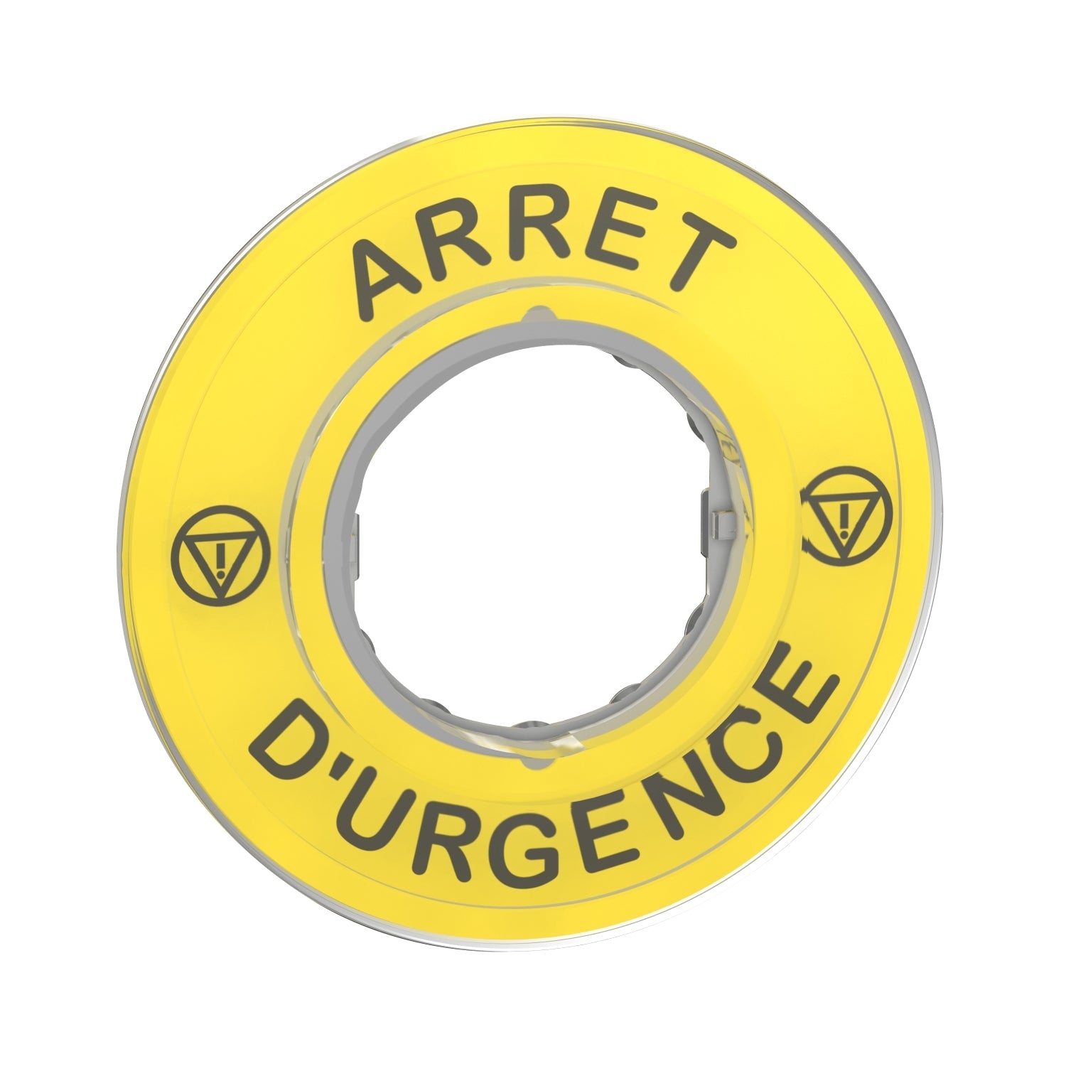 ZBY9120 - Etiqueta Harmony XB4 - arret d urgence 3d Schneider