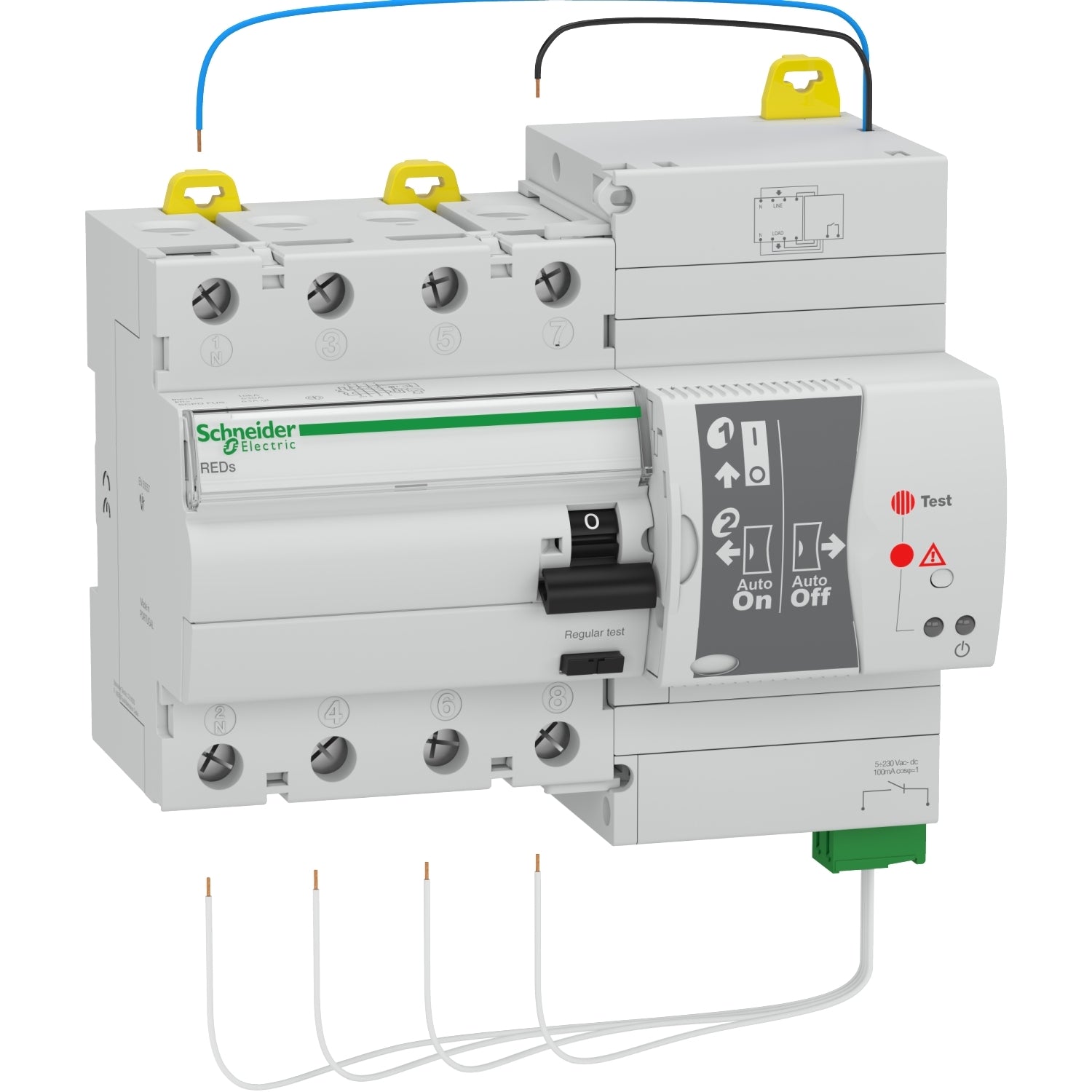18266 - Diferencial Rearmable Acti9 REDs 4P 40A 30mA A Schneider