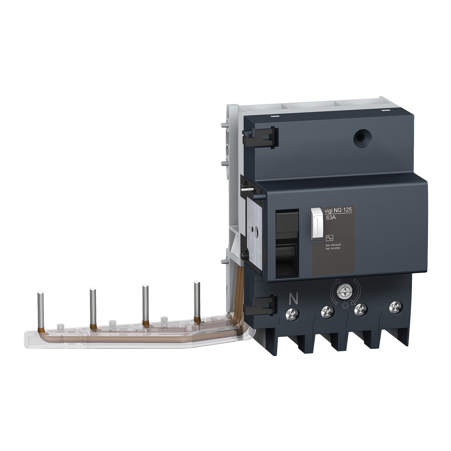 19005 - Interruptor Diferencial Vigi Acti9 Vigi NG125 4P 63A 300mA AC Schneider