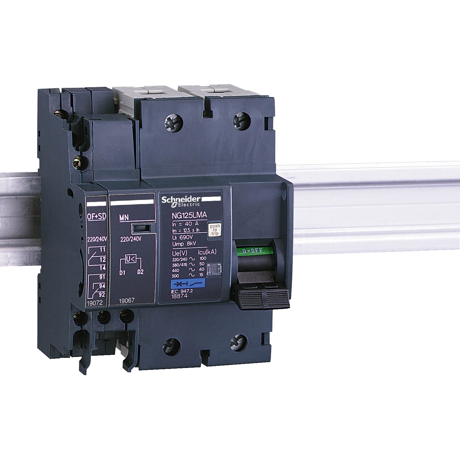 19072 - OC y contacto con defecto OF+SD NG125 Schneider