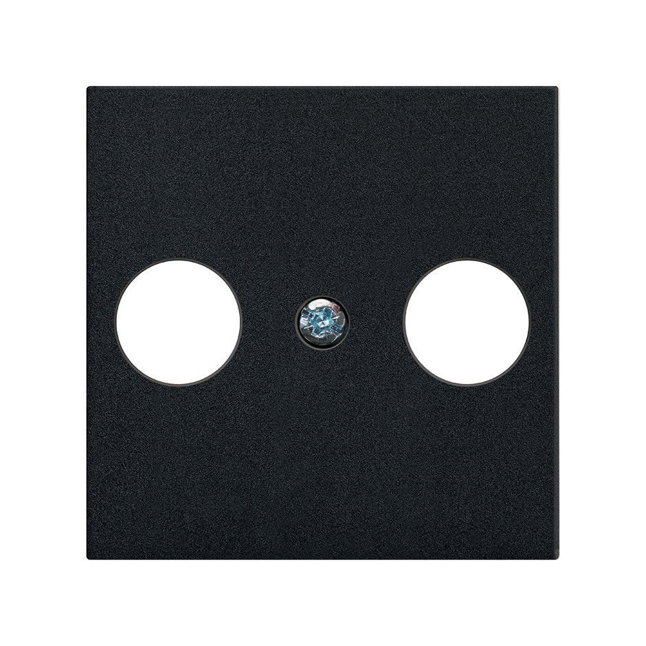20000054-098 - Tapa para toma de señal R-TV+SAT negro mate Simon 270