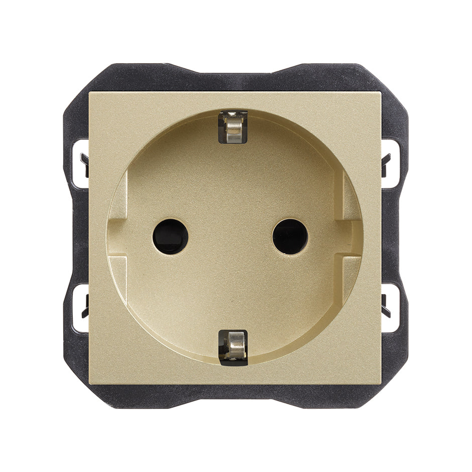 20000432-094 - Base de enchufe schuko 16A 250 V~ con sistema de embornamiento a tornillo cava Simon 270