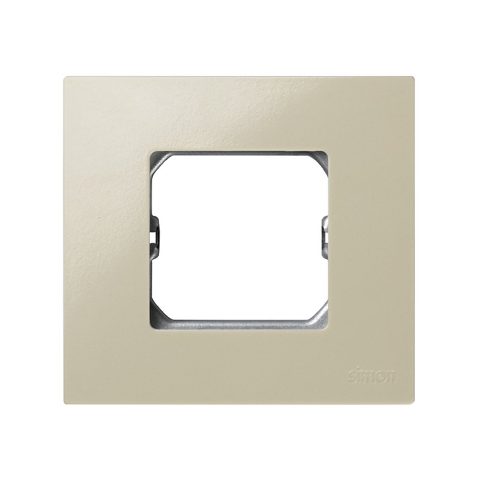 2700610-031 - Marco compacto para 1 elemento marfil con bastidor Simon 27 Play