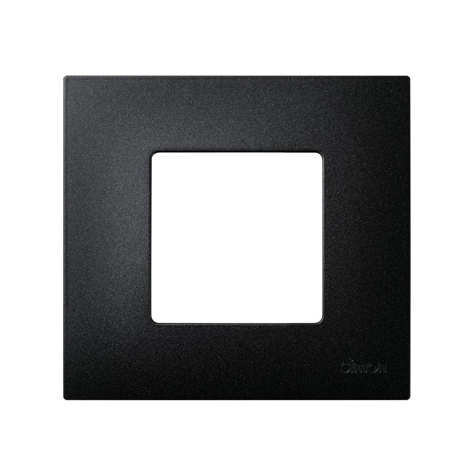 2700617-086 - Funda intercambiable para marco 1 elemento negro artic Simon 27 Play