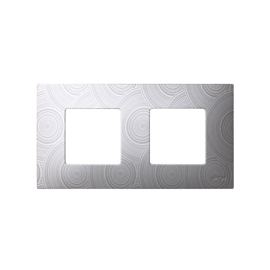 2700627-805 - Funda intercambiable para marco 2 elementos gris helios Simon 27 Play