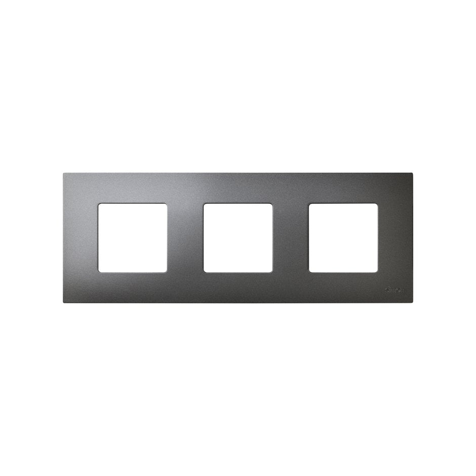2700637-041 - Funda intercambiable para marco 3 elementos titanium Simon 27 Play
