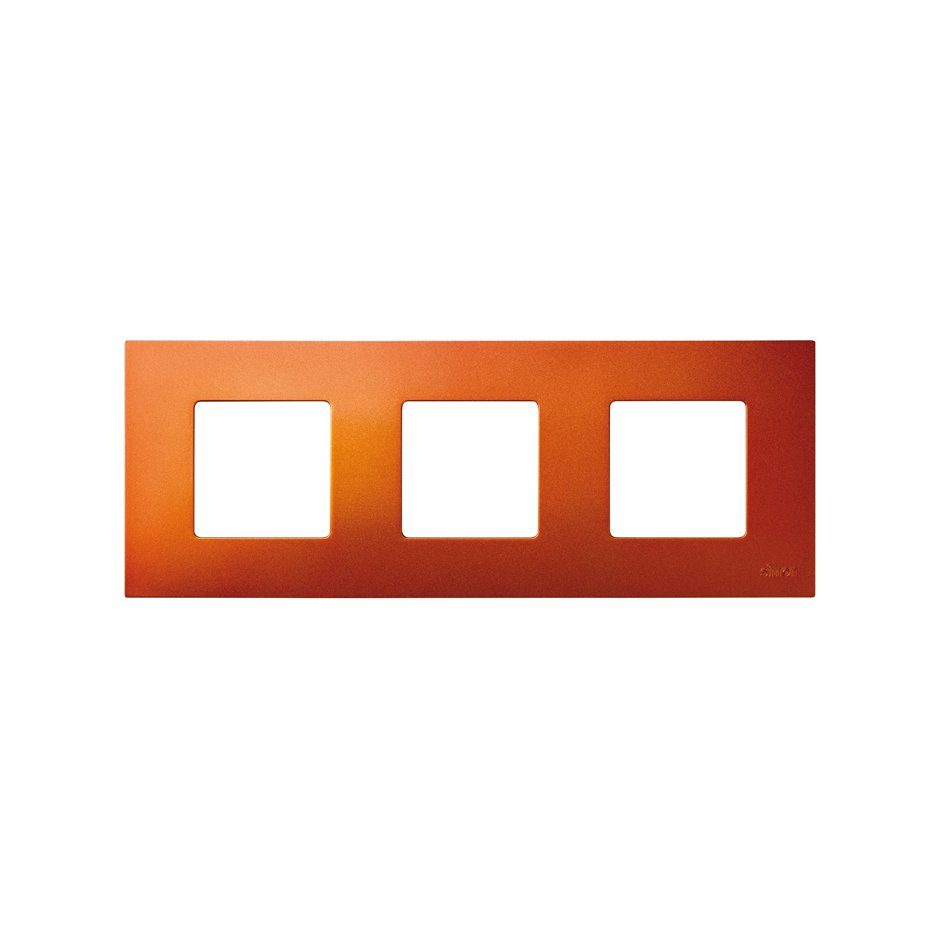 2700637-082 - Funda intercambiable para marco 3 elementos naranja artic Simon 27 Play