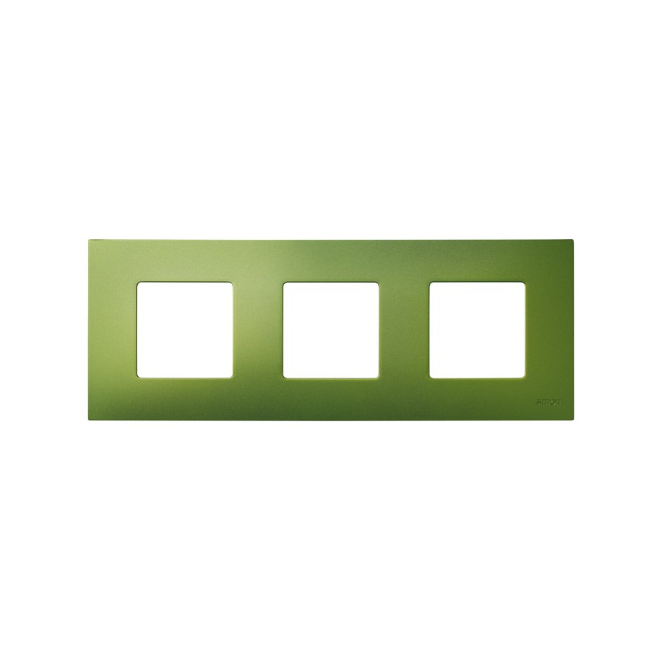 2700637-084 - Funda intercambiable para marco 3 elementos verde artic Simon 27 Play