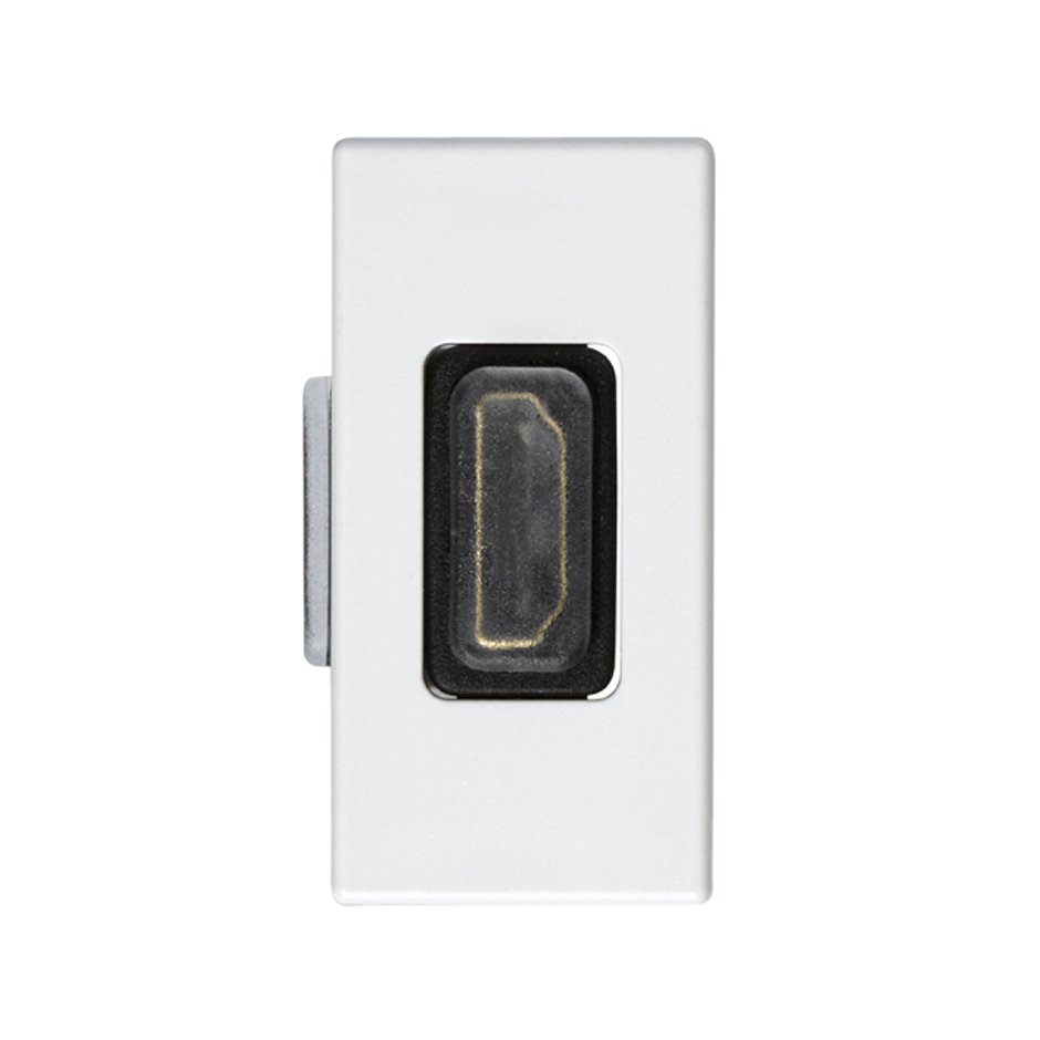 2701094-030 - Conector HDMI v1.4 de medio elemento blanco Simon 27 Play