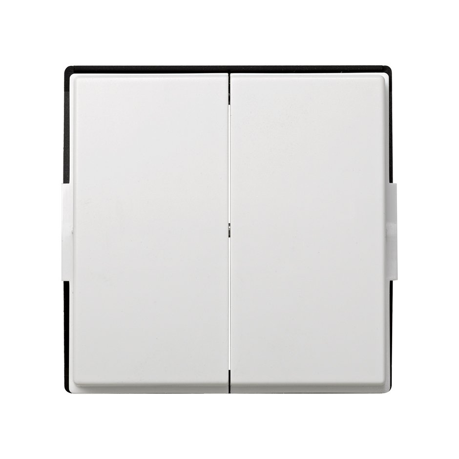 2705026-030 - Tecla doble para mecanismos de mando blanco Simon 27 Scudo