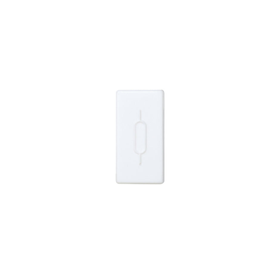 27089-34 - Tapa para portafusibles de medio elemento blanco Simon 27 Play