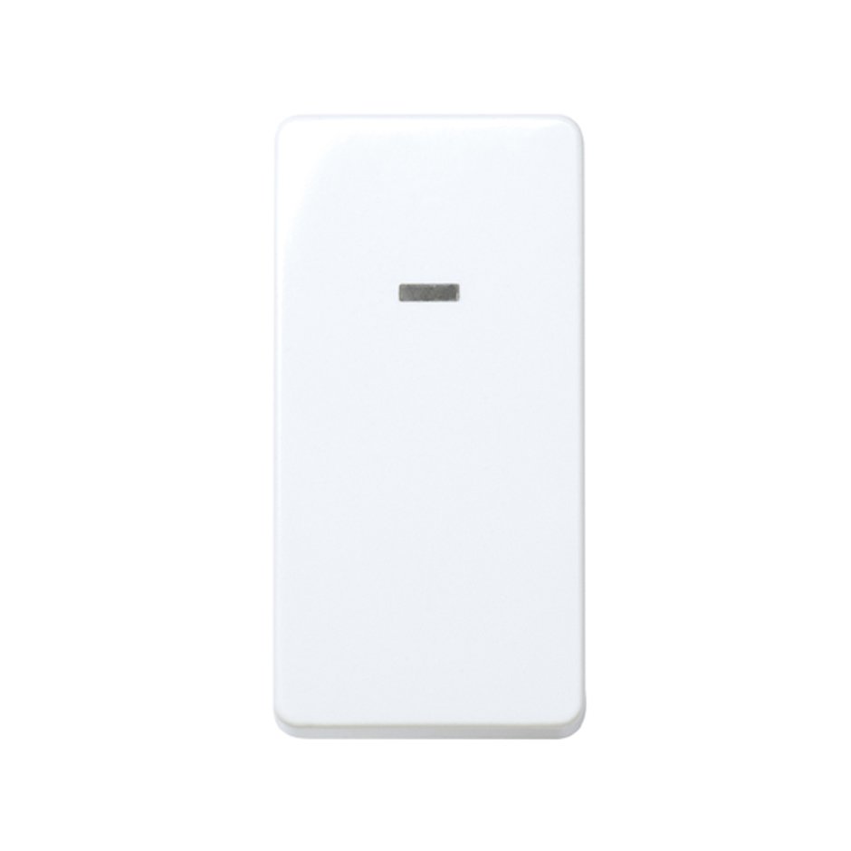 27134-64 - Interruptor bipolar 16 AX 250V~ de medio elemento con piloto incorporado y embornamiento a tornillo blanco Simon 27 Play