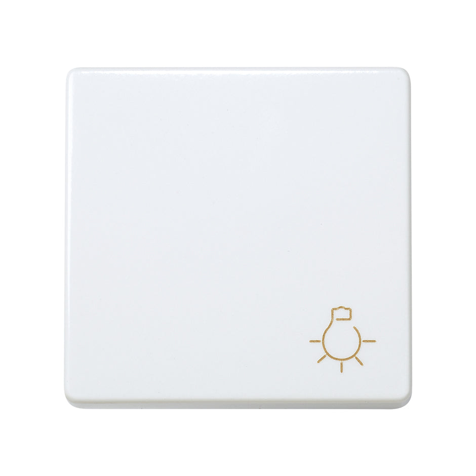 27151-65 - Pulsador con grabado luz 10 A 250V~ y sistema de embornamiento rápido blanco Simon 27 Play