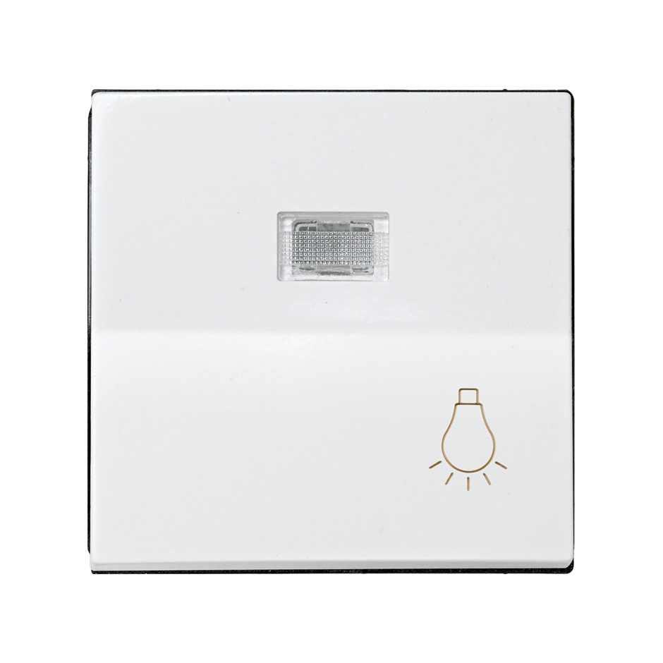28016-30 - Tecla individual con visor y grabado luz blanco Simon 28