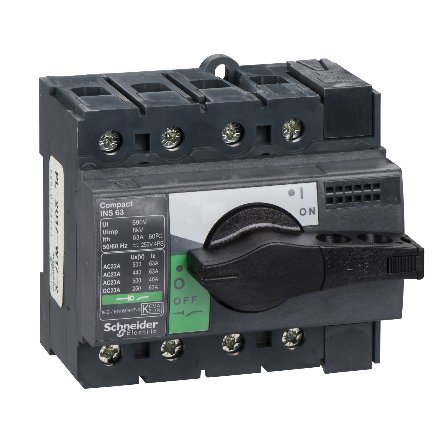 28903 - Interruptor seccionador INTERPACT INS63 4P Schneider