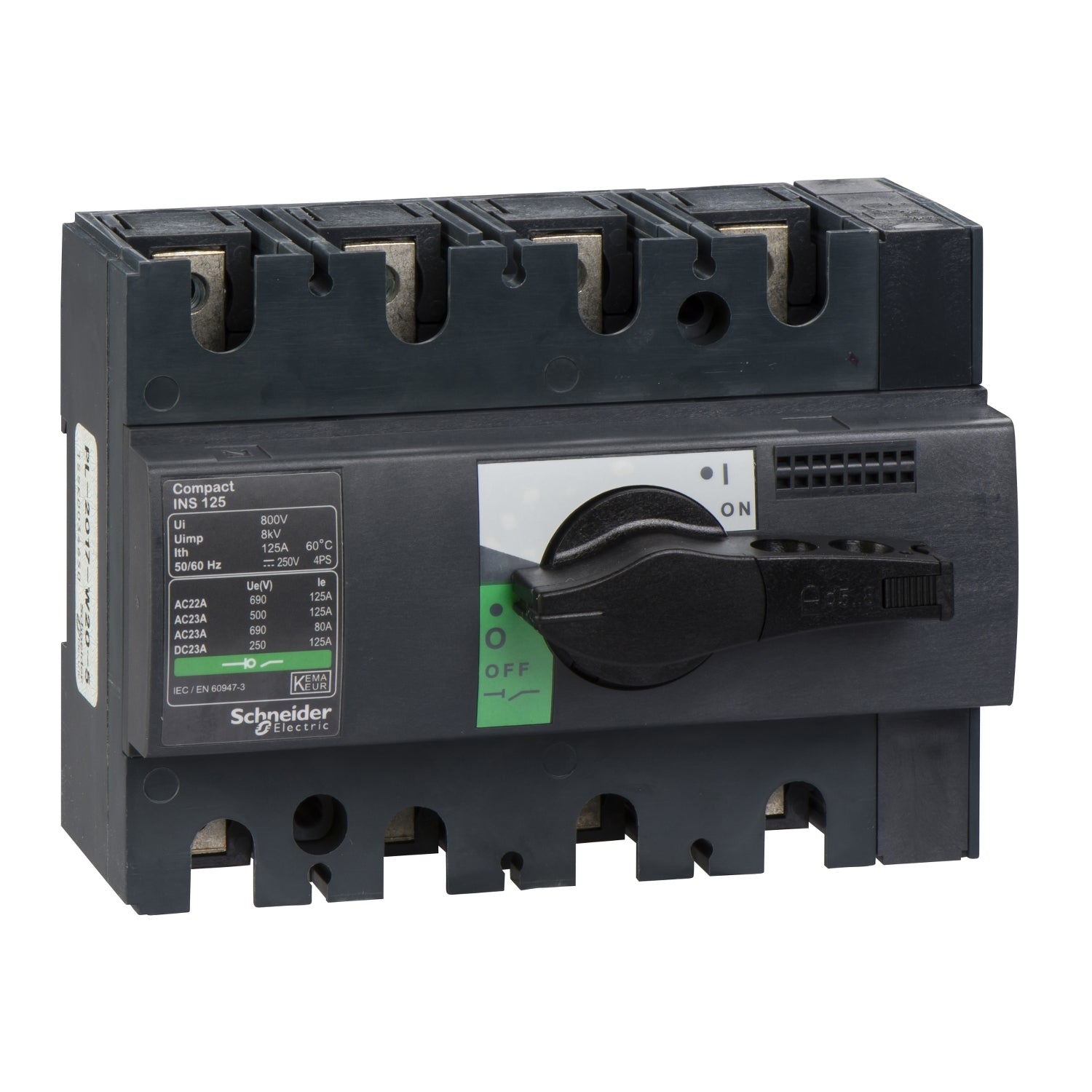 28911 - Interruptor seccionador INTERPACT INS125 4P Schneider
