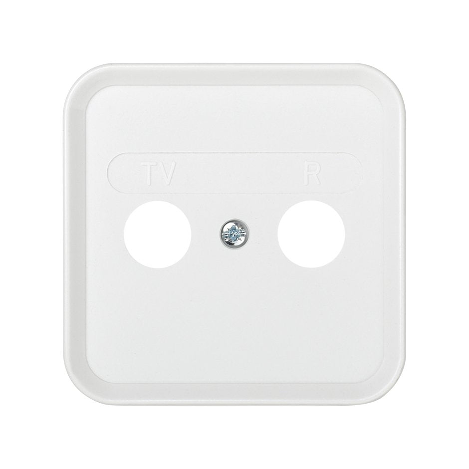 31053-60 - Placa para tomas inductivas de R-TV blanco Simon 31