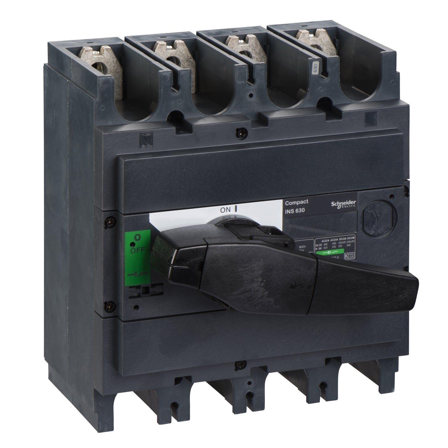 31115 - Interruptor seccionador Interpact INS630 - 630 A - 4 polos Schneider