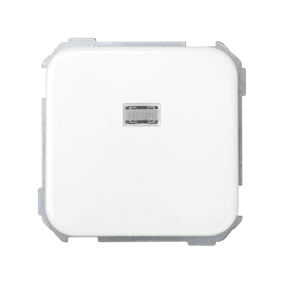 31669-30 - Pulsador neutro 10 A 250V~ con luminoso incorporado y embornamiento rápido blanco Simon 31