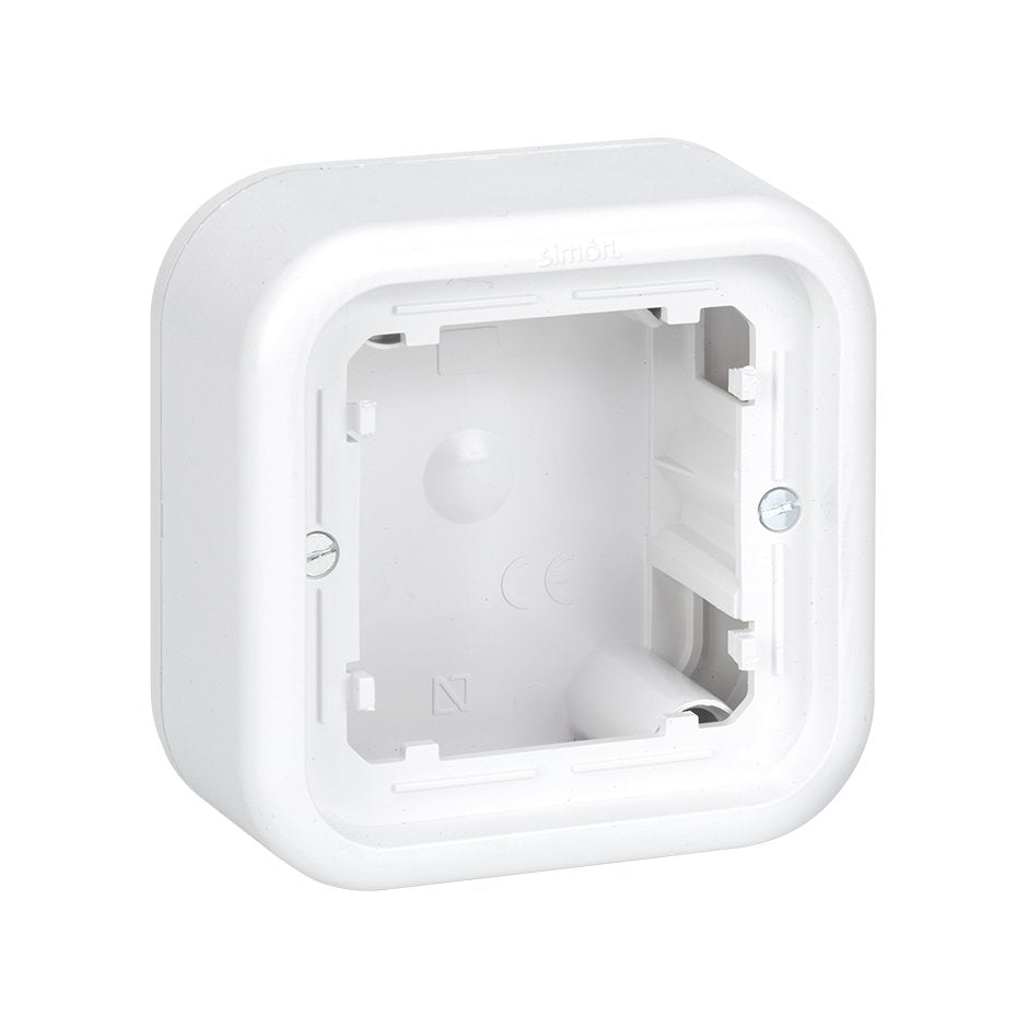 31750-30 - Caja de superficie baja para 1 elemento blanco Simon 31
