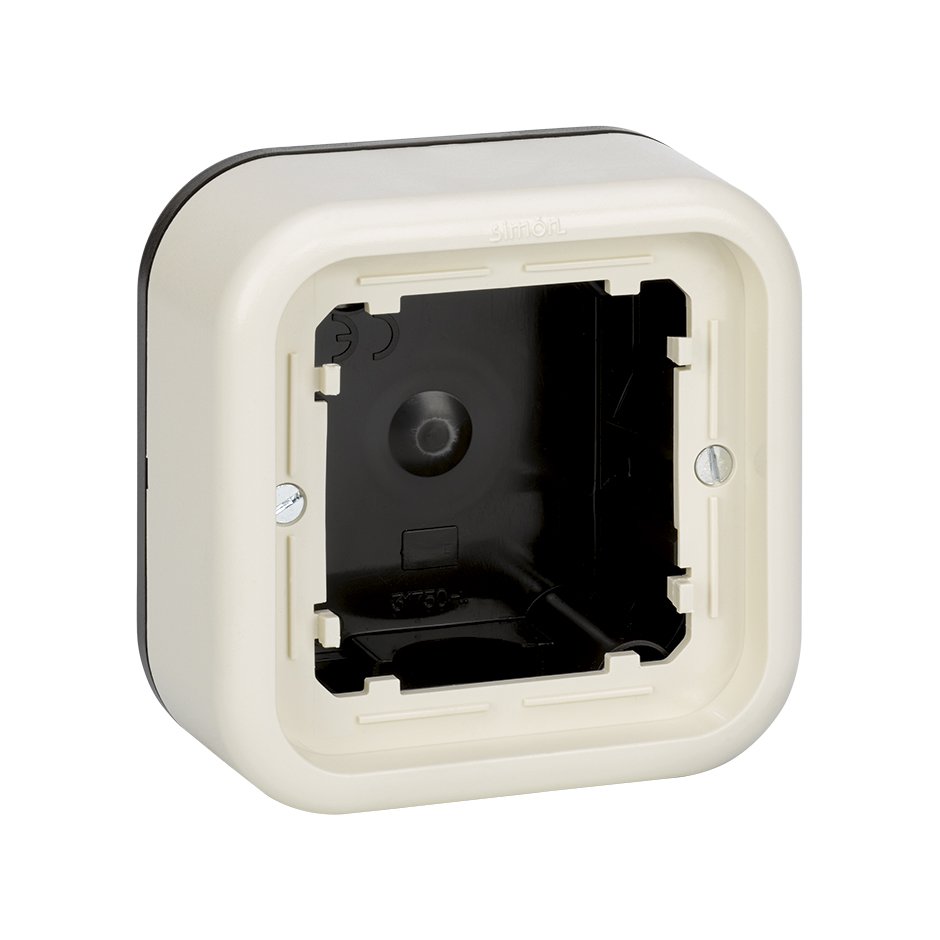 31750-31 - Caja de superficie baja para 1 elemento marfil Simon 31