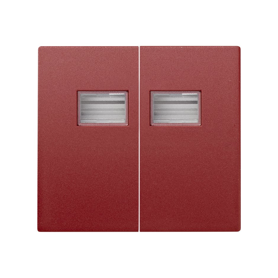 4400026-037 - Tecla doble con visor rojo Simon Aqua