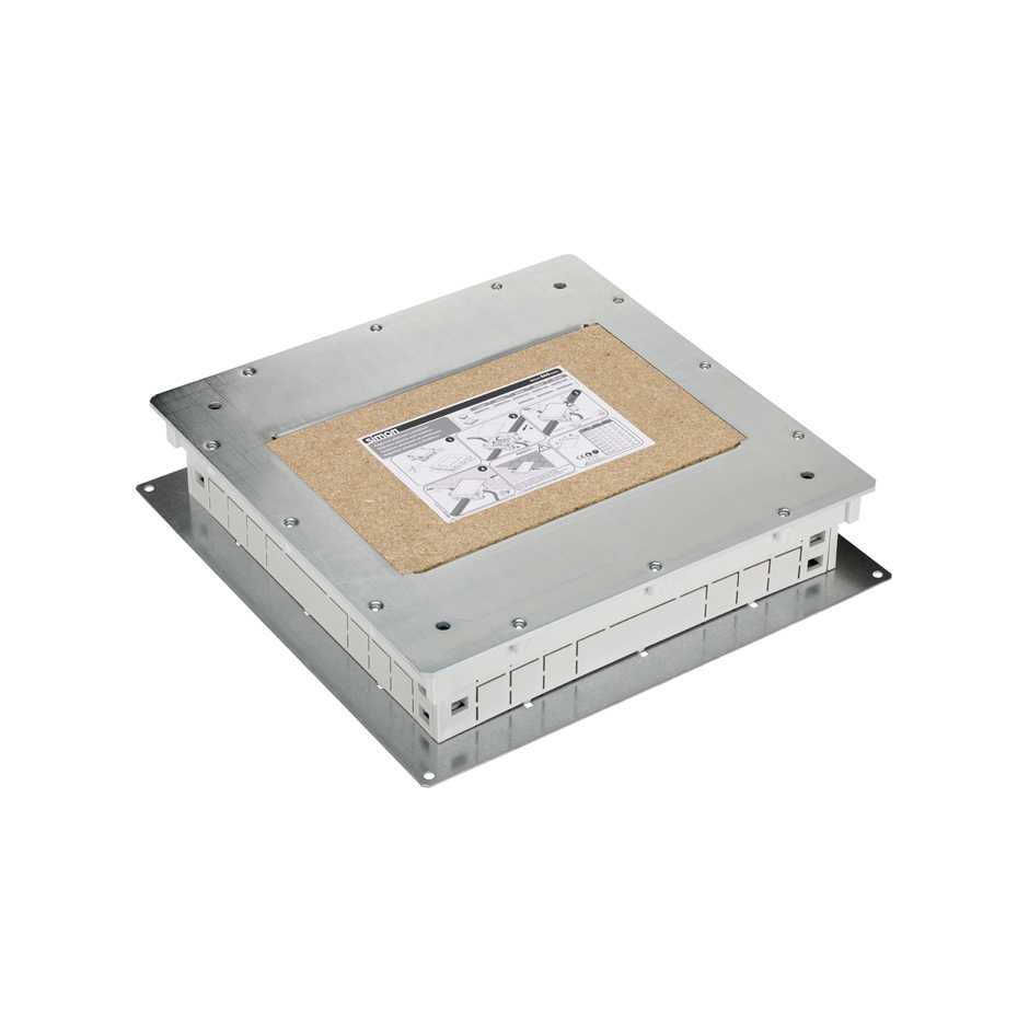 52052204-033 - Cubeta metálica para caja de suelo regulable de 8 elementos para instalación en suelo de pavimento Simon 500 Cima