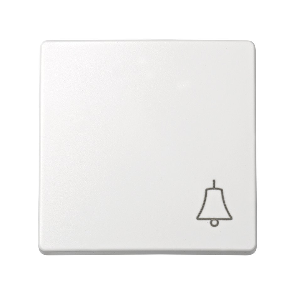 73017-60 - Tecla individual con grabado campana para pulsador blanco Simon 73 Loft
