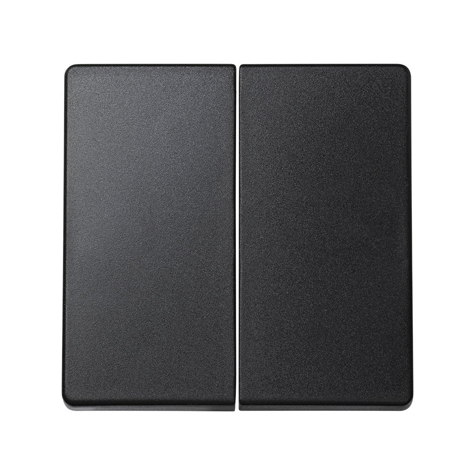 73026-62 - Tecla doble para mecanismos de mando grafito Simon 73 Loft