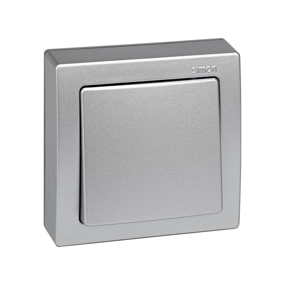 73201-53 - Conmutador monobloc 10 AX 250V~ con sistema de embornamiento a tornillo aluminio Simon 73 Loft