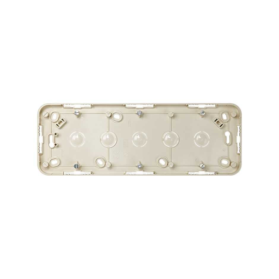 73770-31 - Caja de superficie para 3 elementos marfil Simon 73