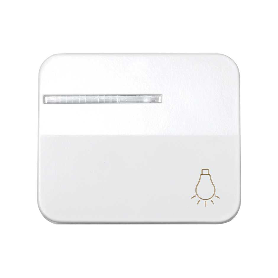 75016-30 - Tecla individual con visor y grabado luz para pulsador blanco Simon 75