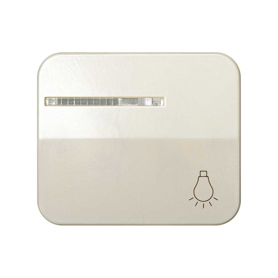 75016-31 - Tecla individual con visor ygrabado luz para pulsador marfil Simon 75