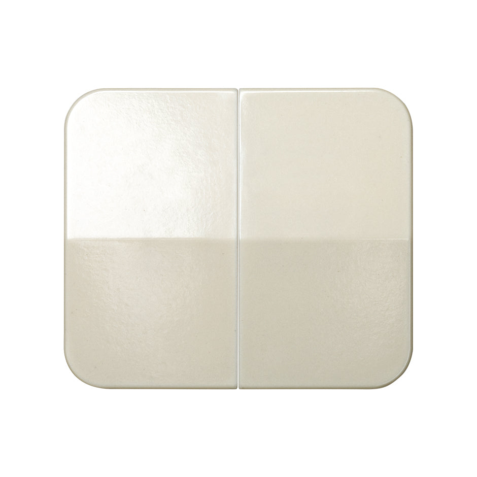 75026-31 - Tecla doble para mecanismos de mando marfil Simon 75