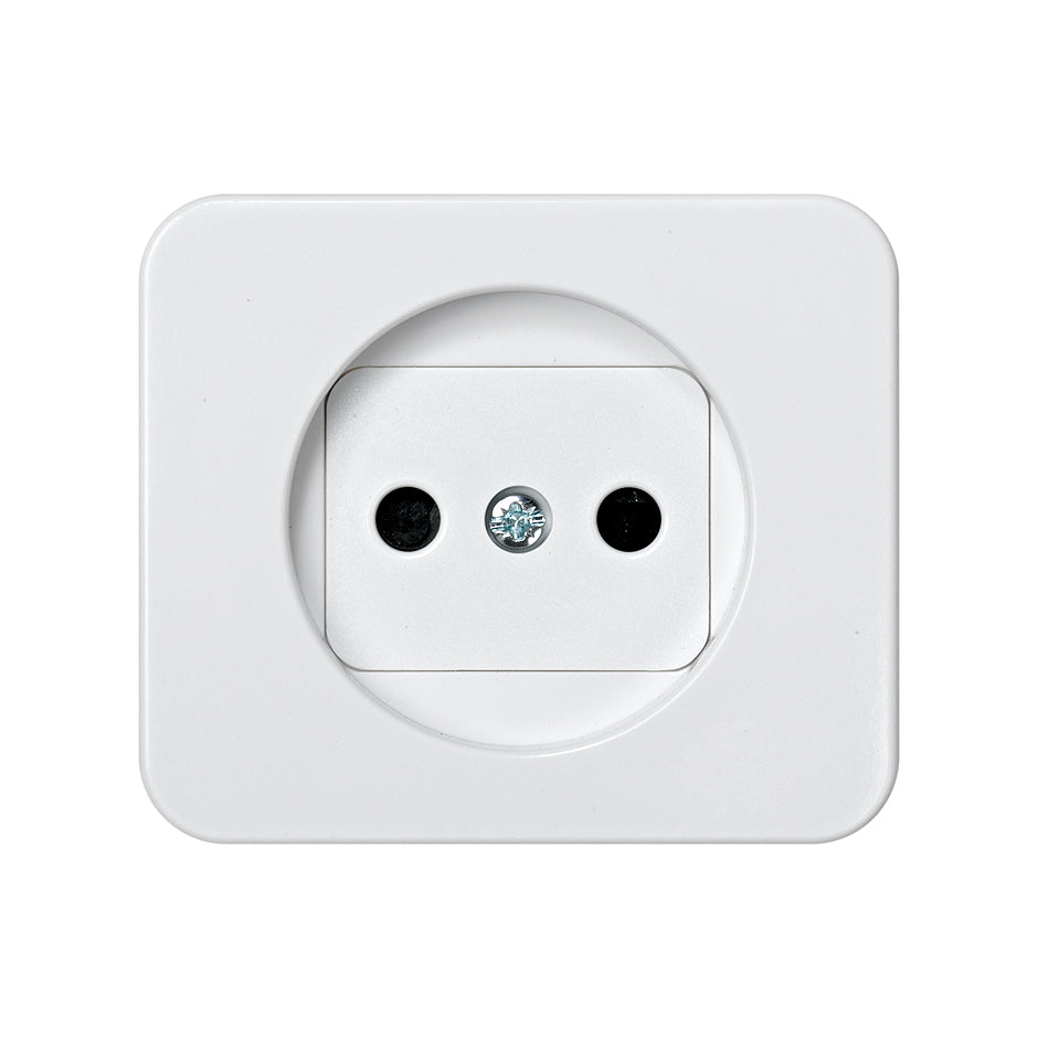 75040-60 - Tapa con dispositivo de seguridad para la base de enchufe bipolar blanco Simon 75