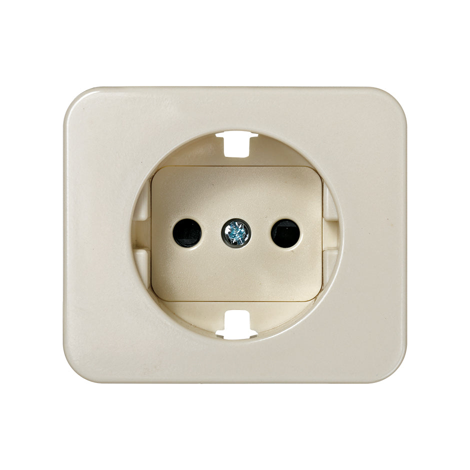 75041-61 - Tapa con dispositivo de seguridad para la base de enchufe schuko marfil Simon 75