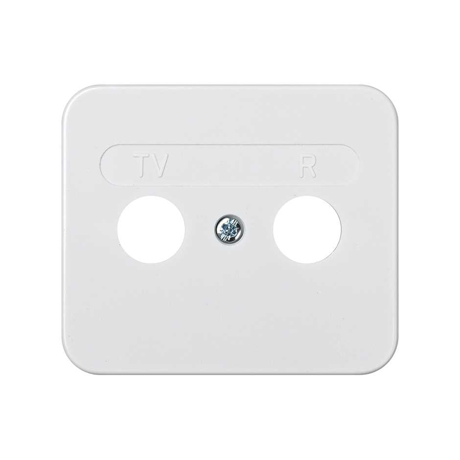 75053-30 - Placa para tomas inductivas de R-TV blanco Simon 75