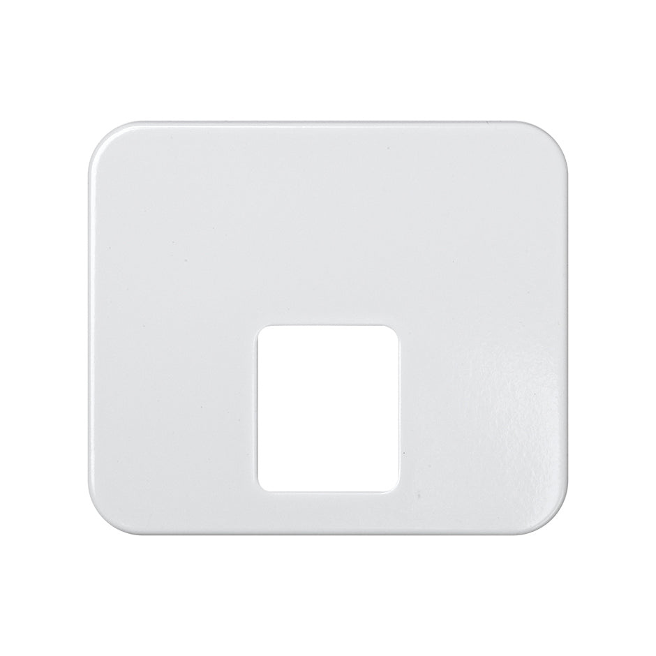 75062-30 - Placa para tomas telefónicas con conectores RJ11 y RJ12 blanco Simon 75