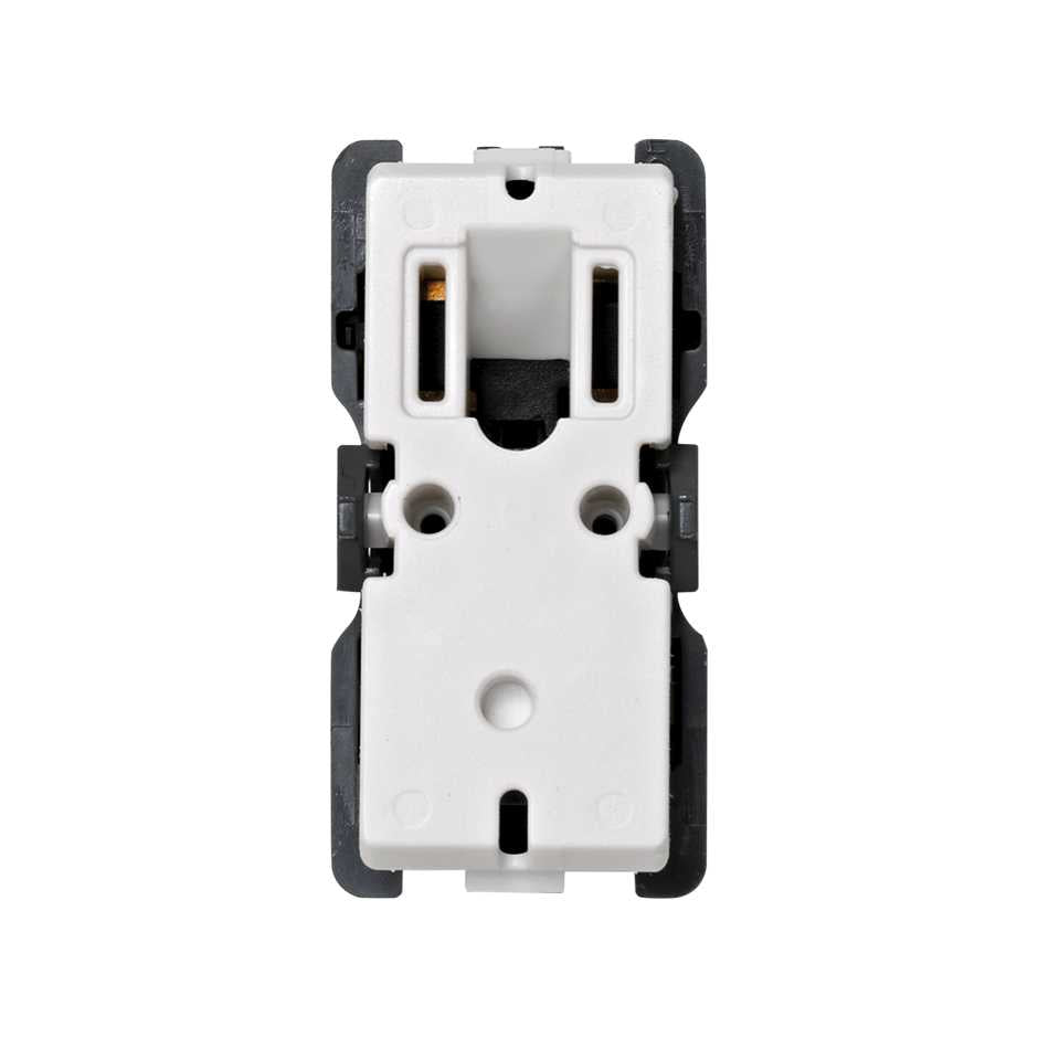 75253-69 - Cruzamiento 10 AX 250V~ de medio elemento con sistema  de embornamiento rápido Simon 82 Centralizaciones