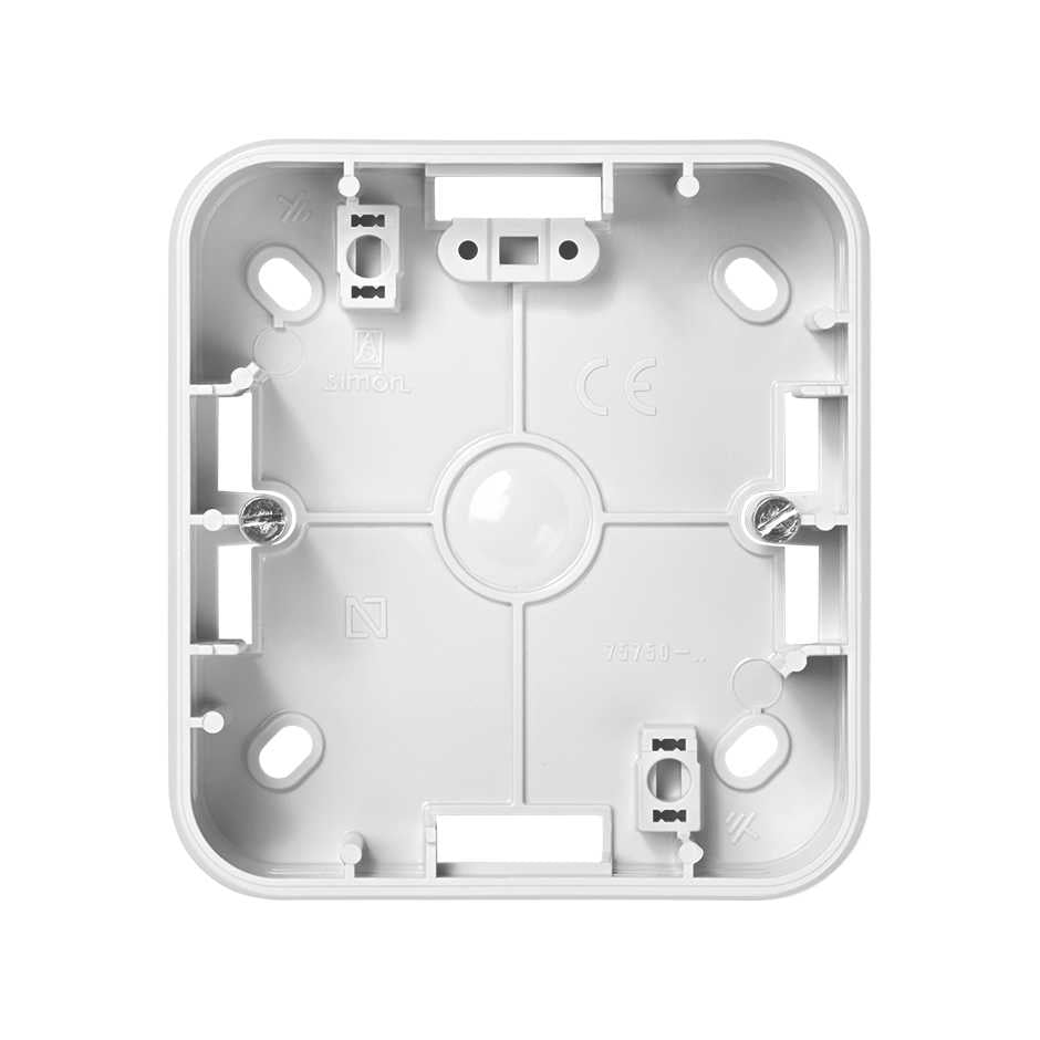 75750-30 - Caja de superficie baja para 1 elemento blanco Simon 75