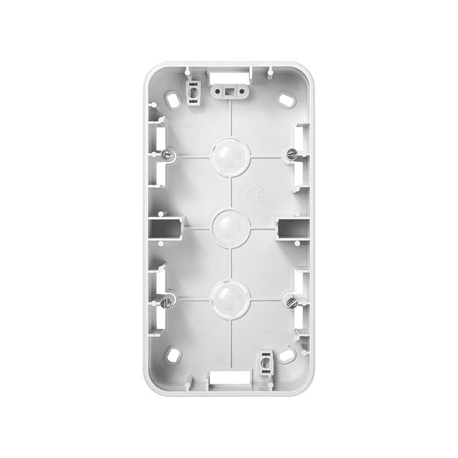 75761-30 - Caja de superficie alta para 2 elementos blanco Simon 75