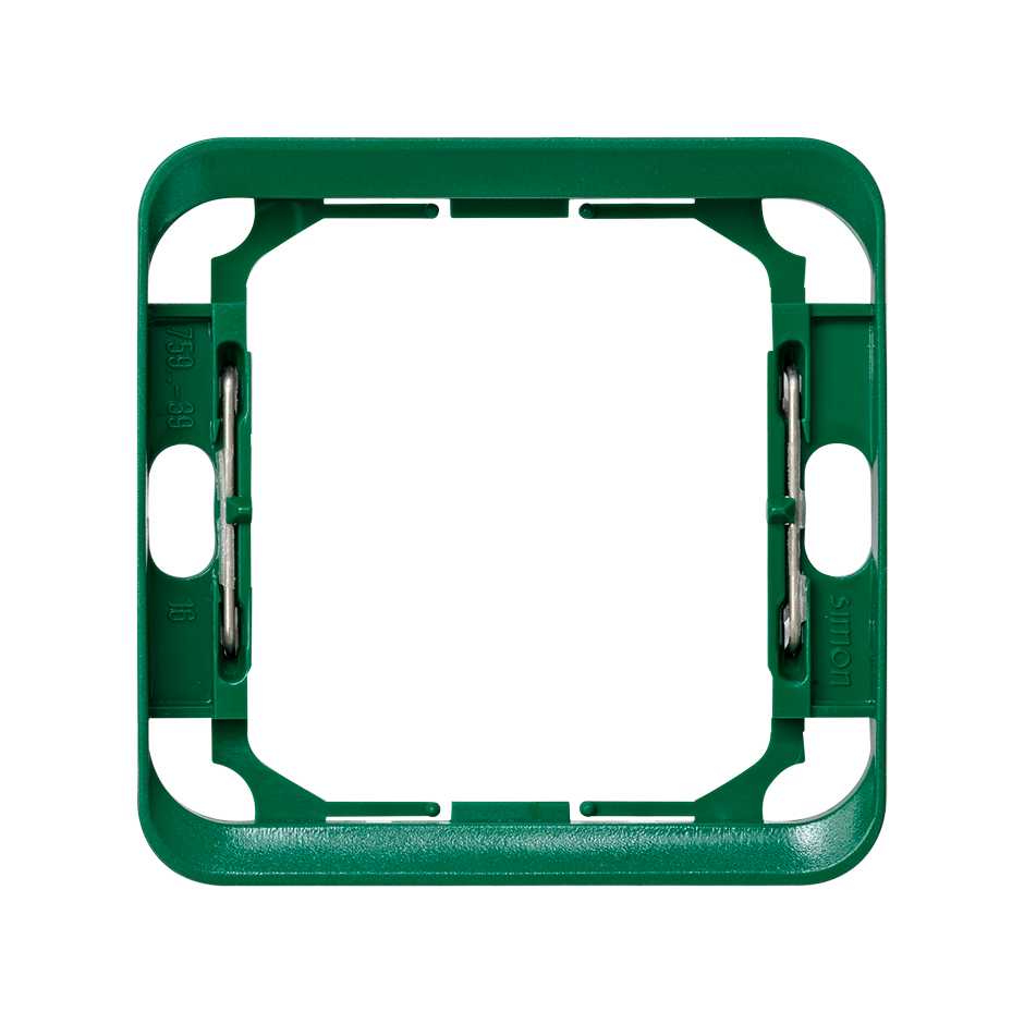 75905-39 - Pieza intermedia para 1 elemento verde Simon 75