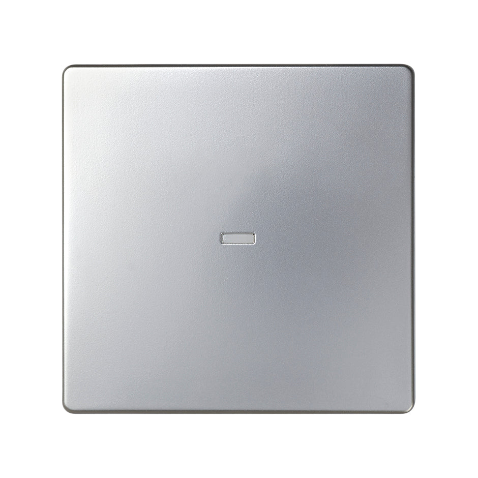 8200011-093 - Tecla individual con visor para mecanismos S.77 aluminio frío Simon 82 Detail