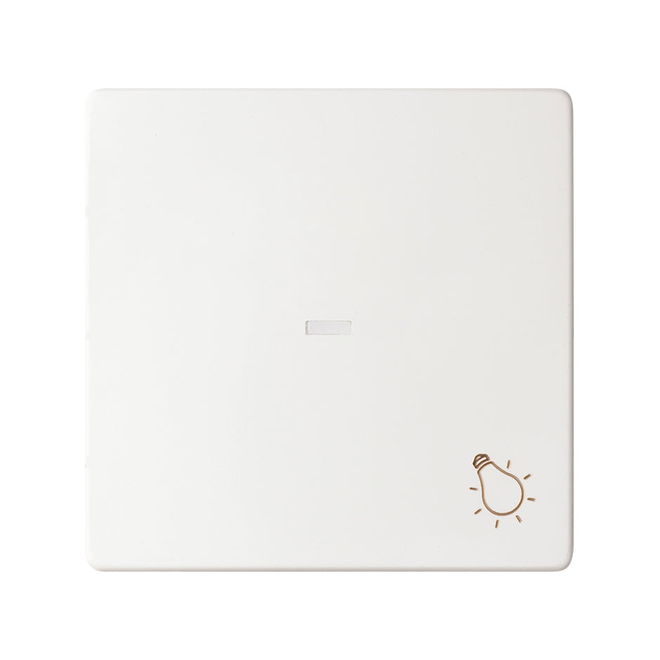 8200016-090 - Tecla individual con grabado luz para pulsador blanco mate Simon 82 Concept