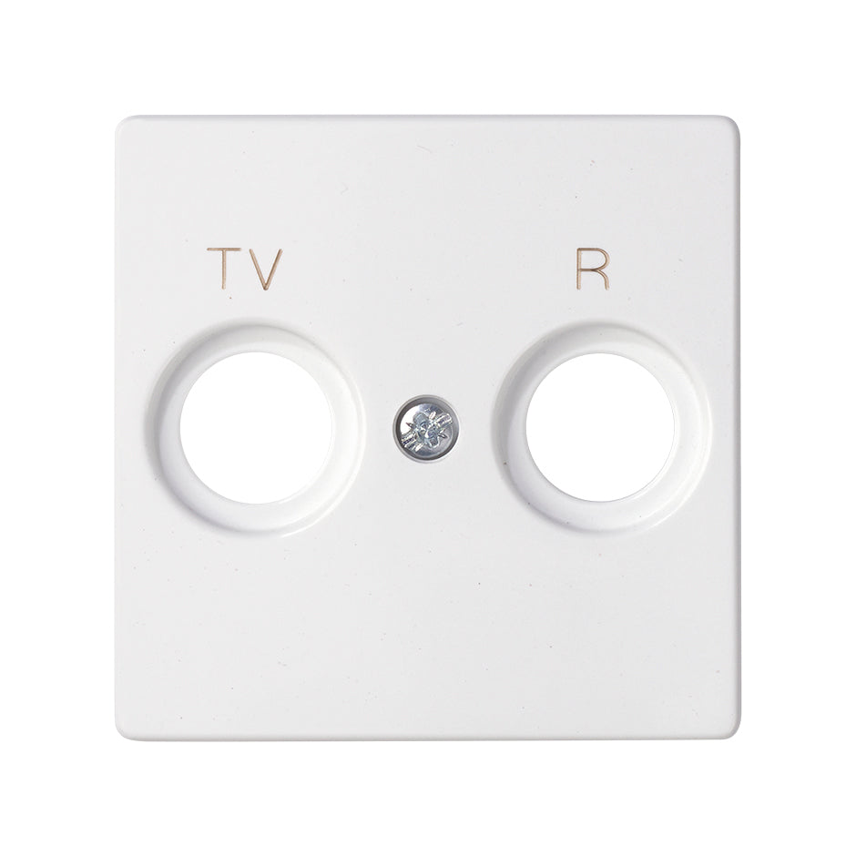 8200053-090 - Placa para tomas inductivas de R-TV blanco mate Simon 82 Concept