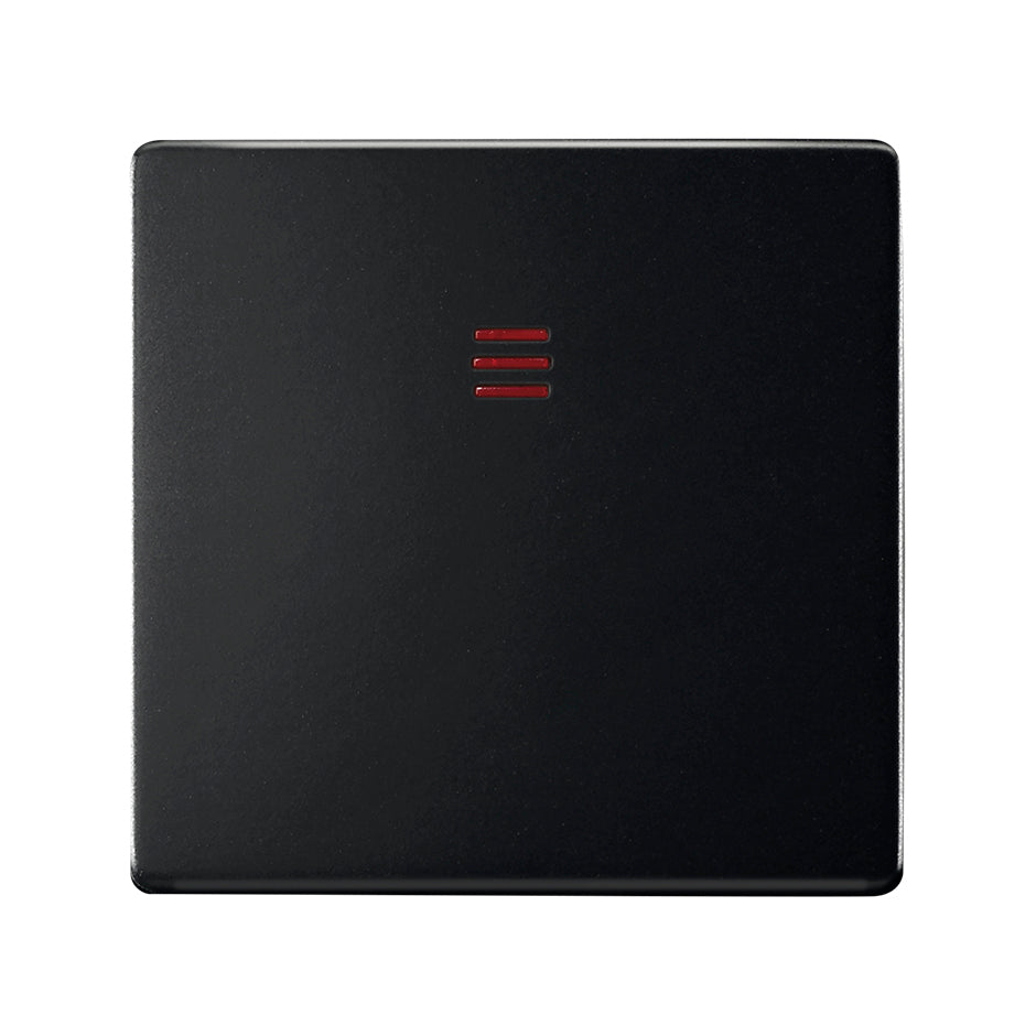 8200111-098 - Tecla individual con visor para mecanismos S.75 negro mate Simon 82 Concept