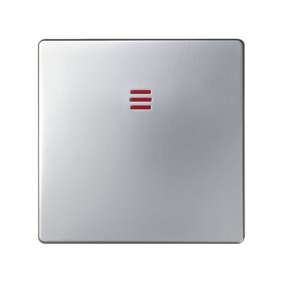 82011-33 - Tecla individual para mecanismos de mando con luminoso aluminio Simon 82