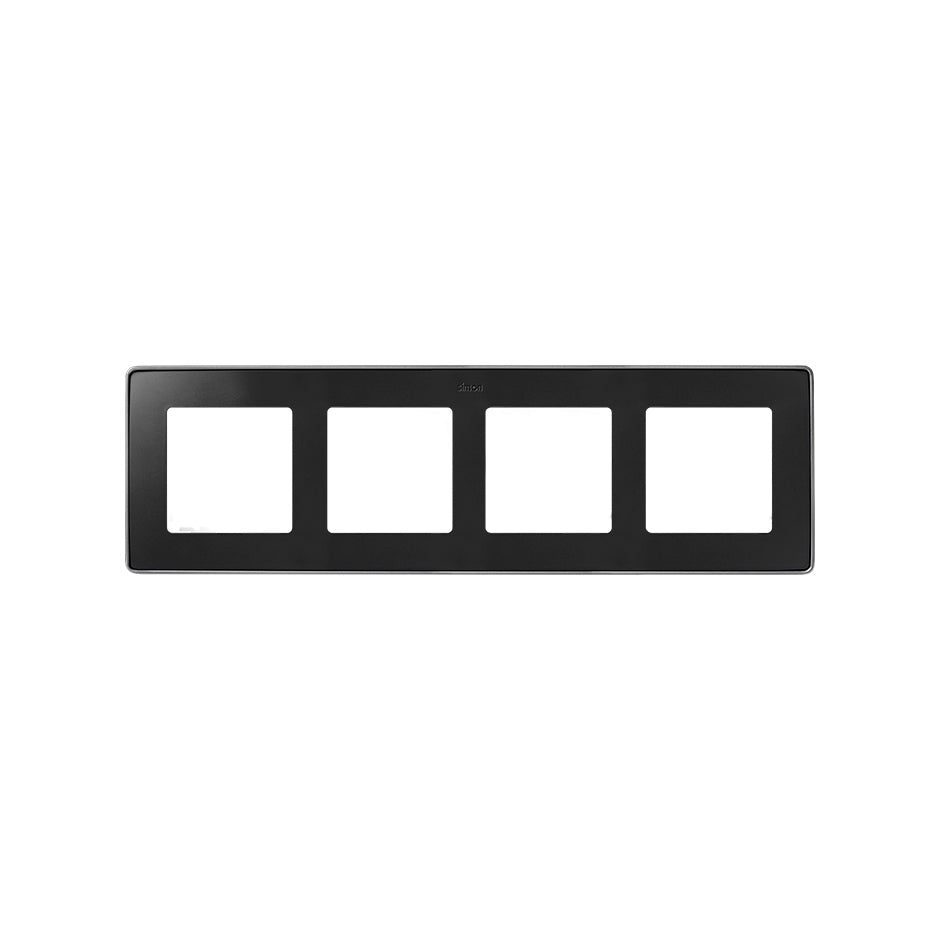 8201640-240 - Marco para 4 elementos grafito base aluminio Simon 82 Detail Select